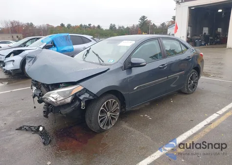 2016 Toyota Corolla S Plus from USA, damaged, VIN 2T1BURHE0GC507367